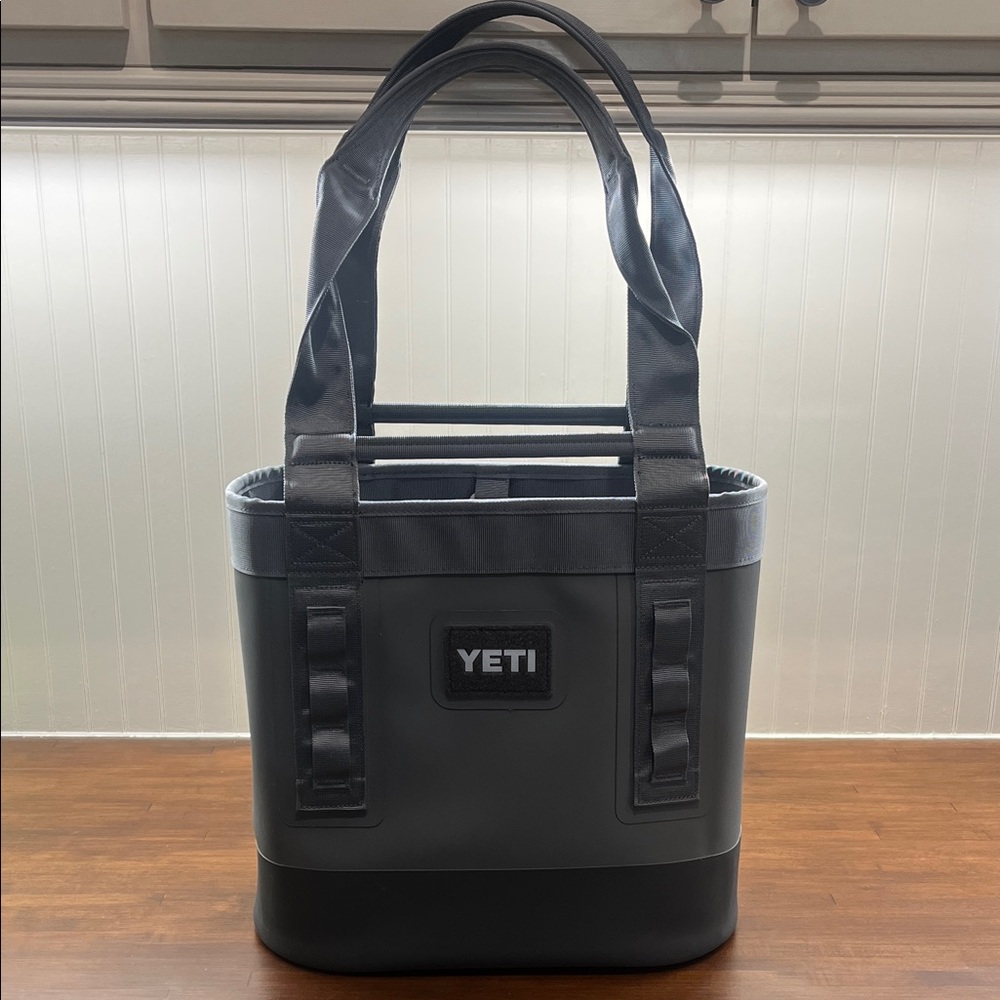 Yeti Black and Gray Duffel Tote Bag